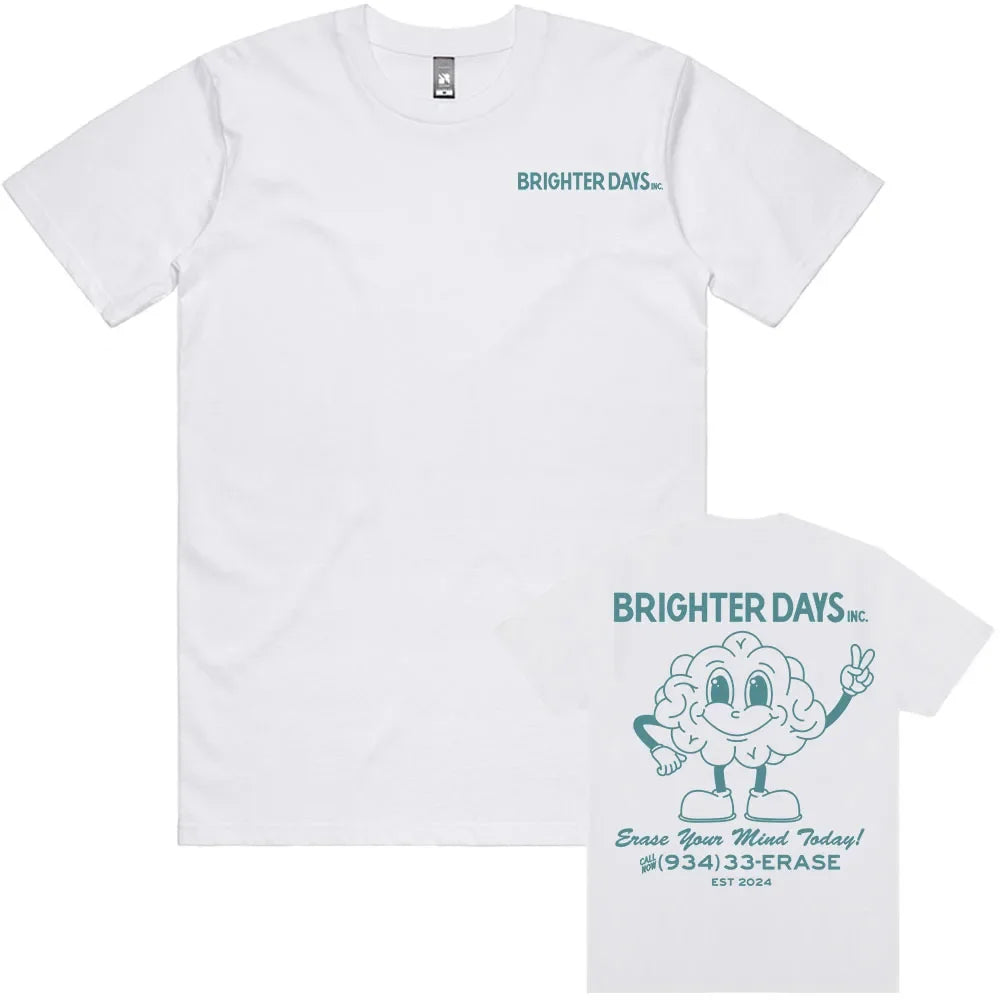 Brighter Days 934-33-ERASE T-Shirt Cotton Summer Tees ArianaGrande Eternal Sunshine Deluxe Album Graphic T Shirt for Men Women