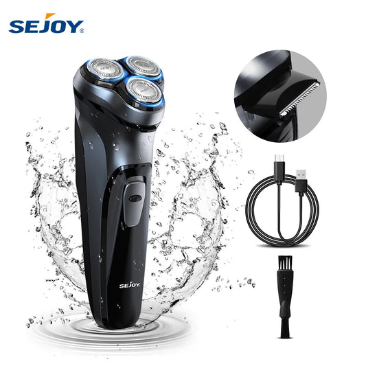 SEJOY BLASTO1 Electric Shaver For Men Rechargeable Beard Trimmer