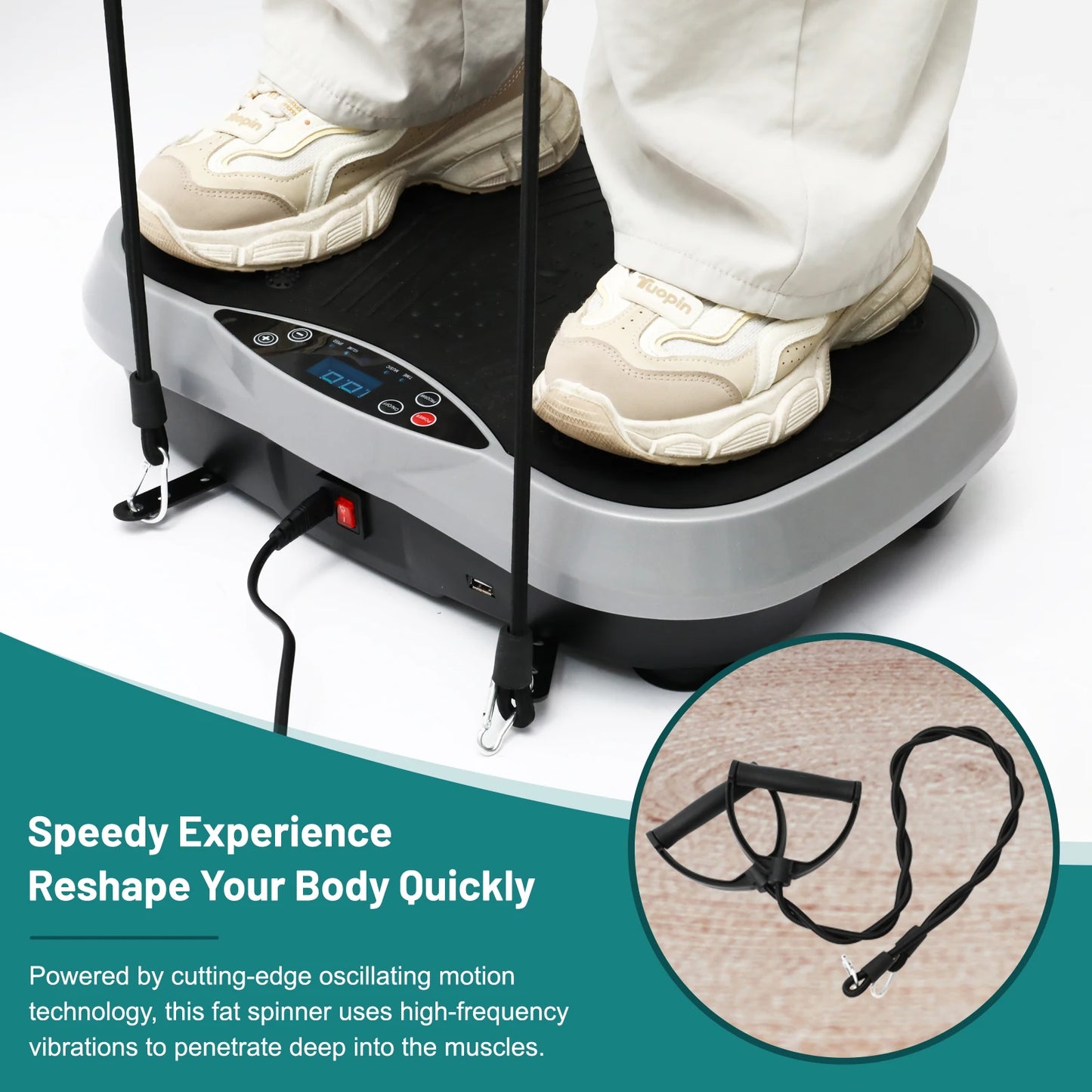 Vibration Plate Exercise Machine Fat Burning Home Fitness