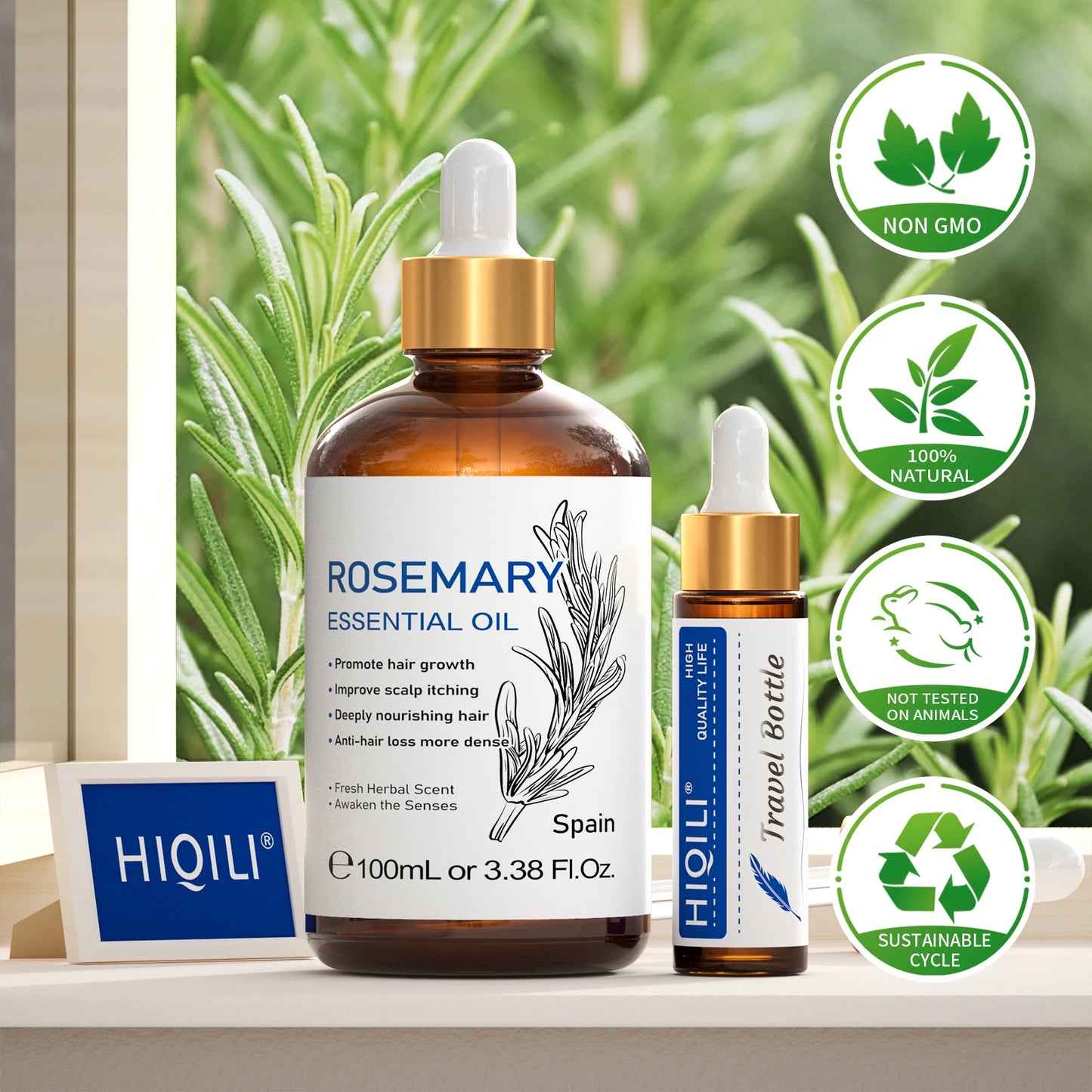 HIQILI Lemon Eucalyptus Essential Oil 100 Percent Pure for Diffuser