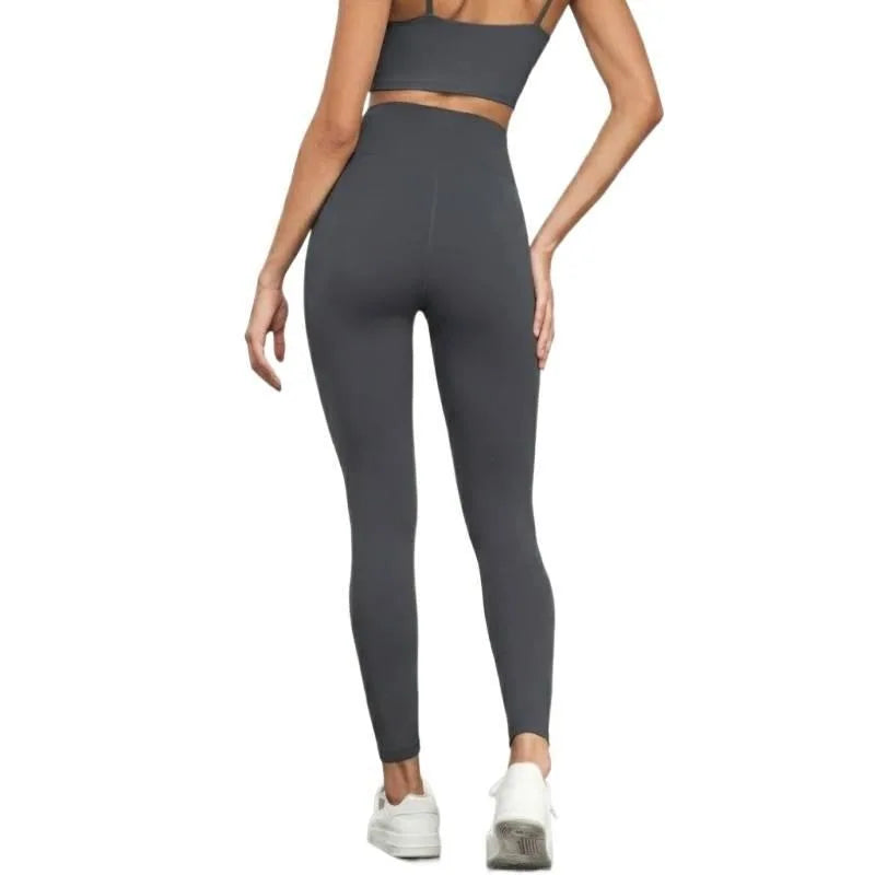 Women's Gym Leggings High Waist Yoga Pants 7/8 Ankle Length Butt Lifting Leggings Push Up Quick Dry Breathable Naked Feel Workout Tights Pilates Fitness Summer Outdoor Sports Activewear