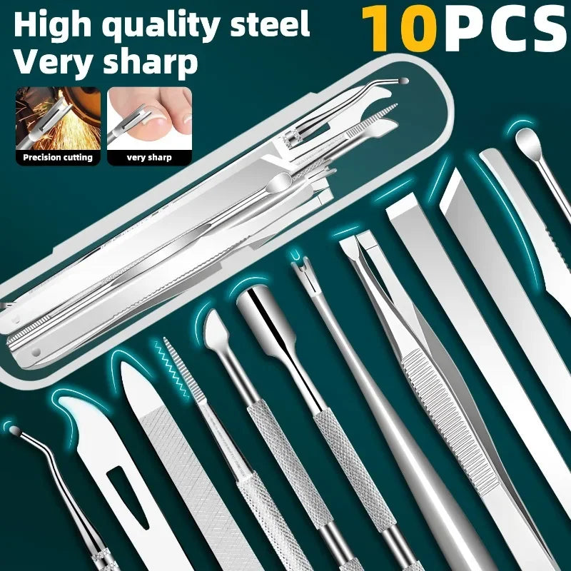 Stainless Steel Pedicure Tool Set For Dead Skin Removal