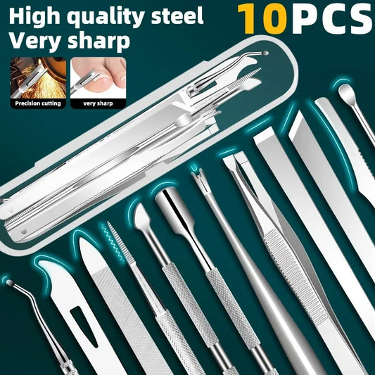 Stainless Steel Pedicure Tool Set For Dead Skin Removal