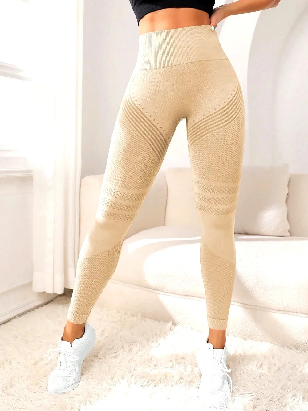 Women Compression Leggings Cellulite Slimming Leggings High Waist Seamless Yoga Fitness Redefine Your Silhouette Sport Pants
