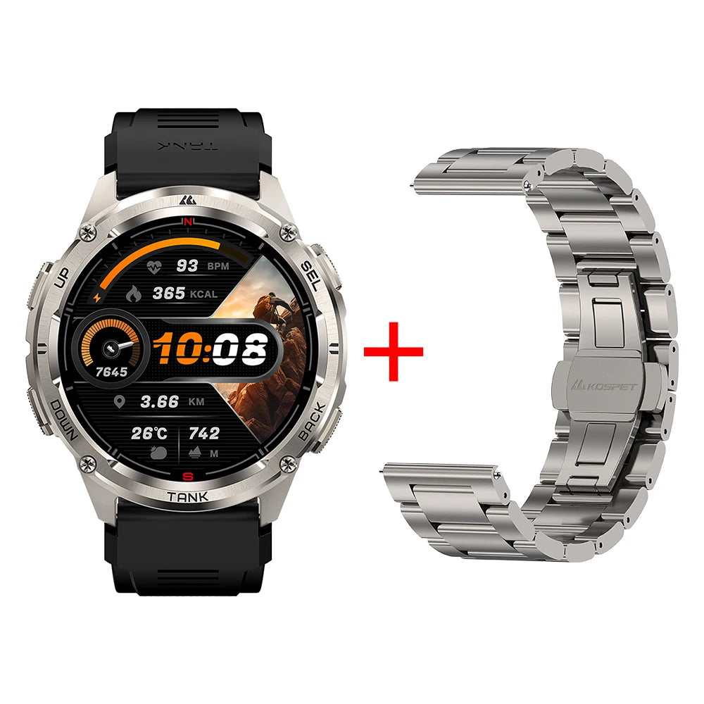 KOSPET Tank T3 Ultra 2 GPS Smartwatch Altimeter Barometer