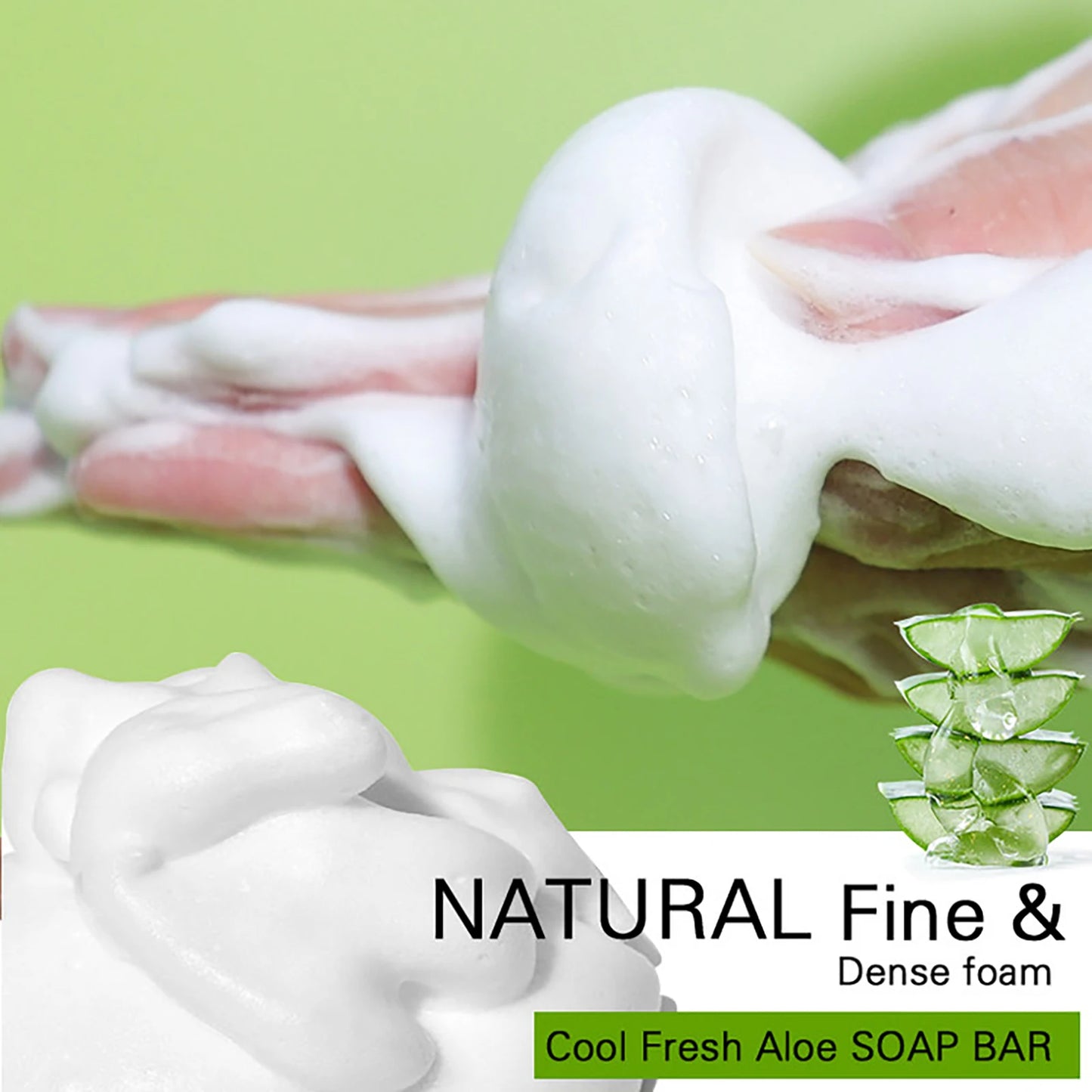 AILKE Aloe Vera Whitening Soap For Radiant Skin And Acne