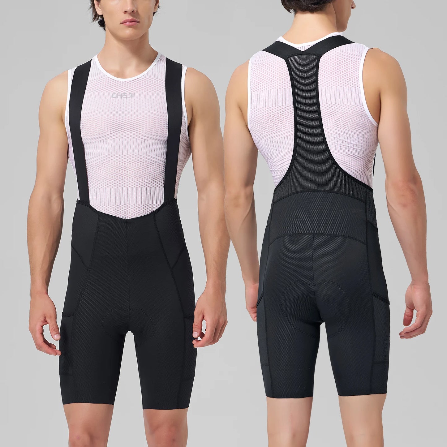 Cheji Men's Cycling Bib Shorts