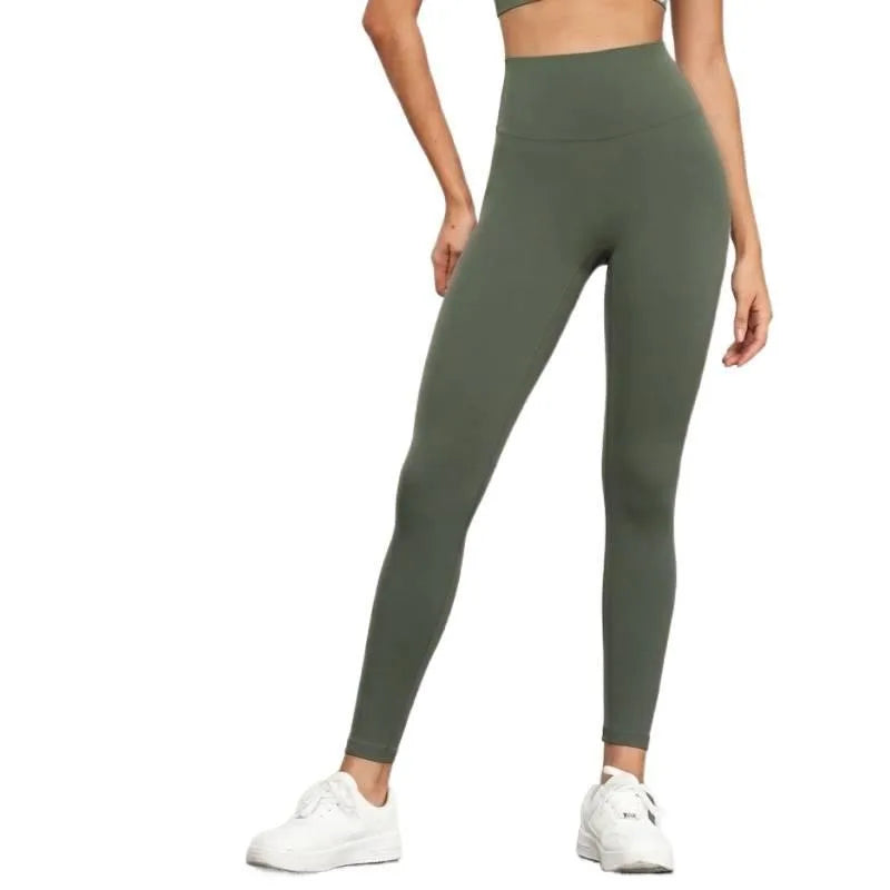 Women's Gym Leggings High Waist Yoga Pants 7/8 Ankle Length Butt Lifting Leggings Push Up Quick Dry Breathable Naked Feel Workout Tights Pilates Fitness Summer Outdoor Sports Activewear