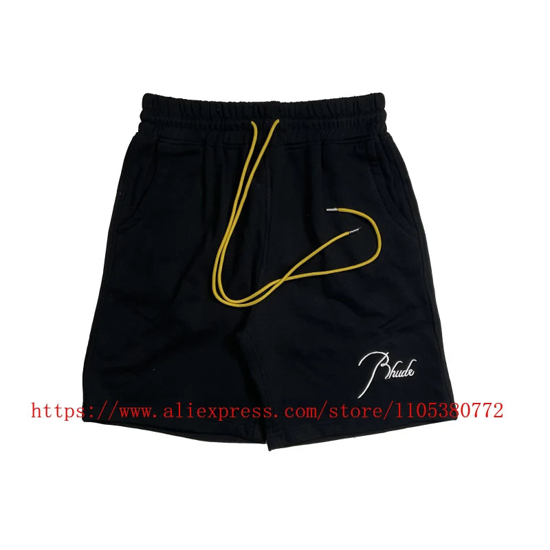 Men's Casual Shorts Elastic Waist Drawstring Zip Pocket Summer Street