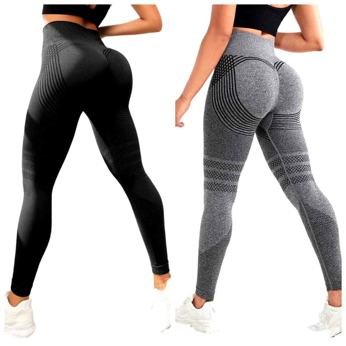 Women Compression Leggings Cellulite Slimming Leggings High Waist Seamless Yoga Fitness Redefine Your Silhouette Sport Pants