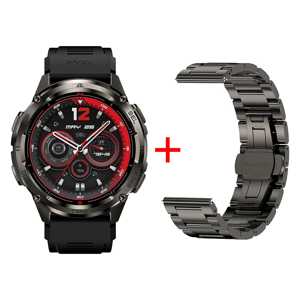 KOSPET Tank T3 Ultra 2 GPS Smartwatch Altimeter Barometer
