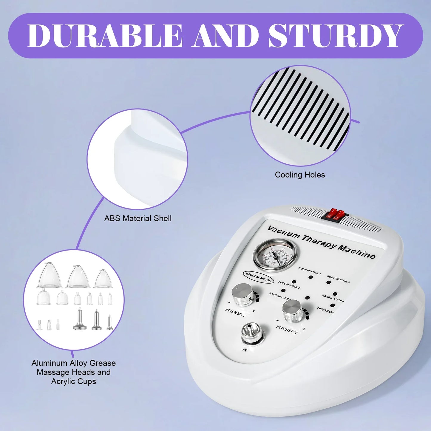 Vacuum Therapy Machine With 24 Cups And 3 Powerful Pumps