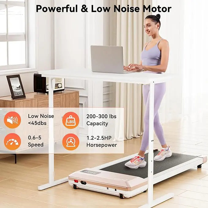 Superun Two In One Home Office Treadmill With App Control