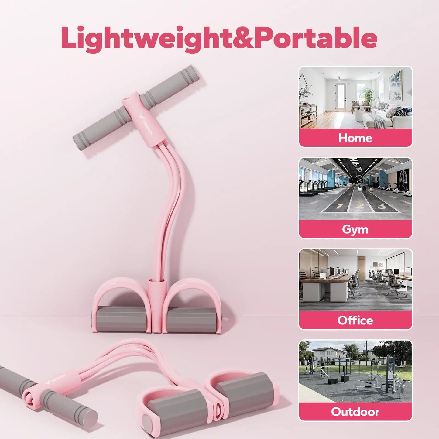 Multifunction Pedal Resistance Band For Full Body Home Gym Workouts