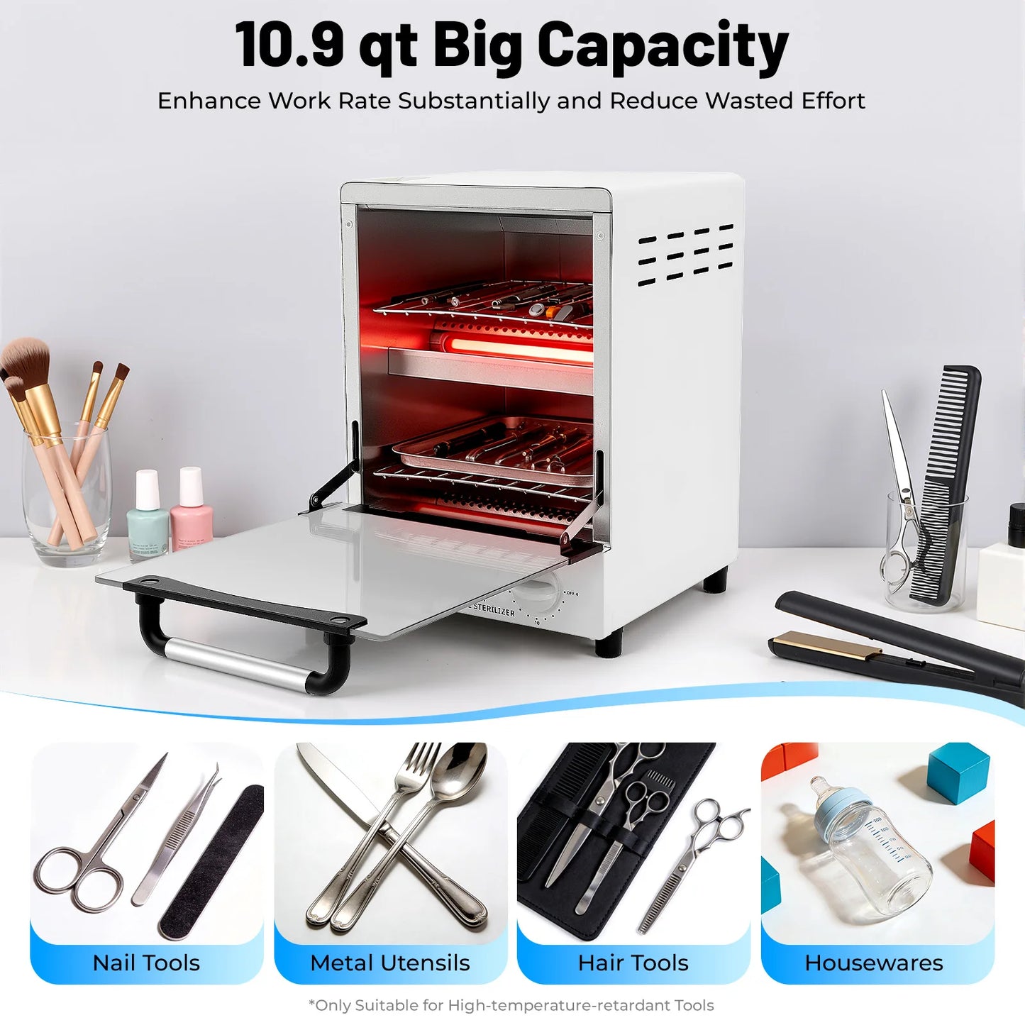 Infrared Heat Nail Sterilizer for Beauty Salon Equipment