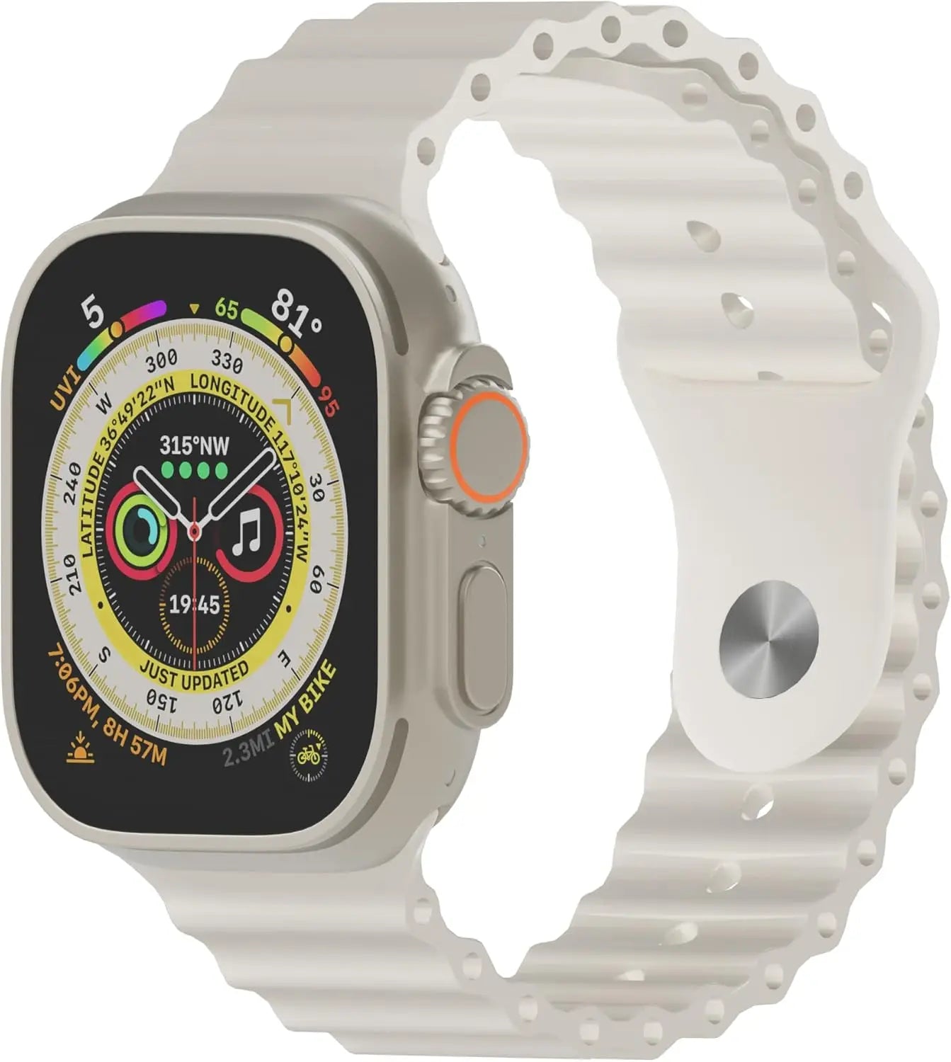 Smartwatch With Case And Seven Bands Bluetooth Calling Fitness Tracker