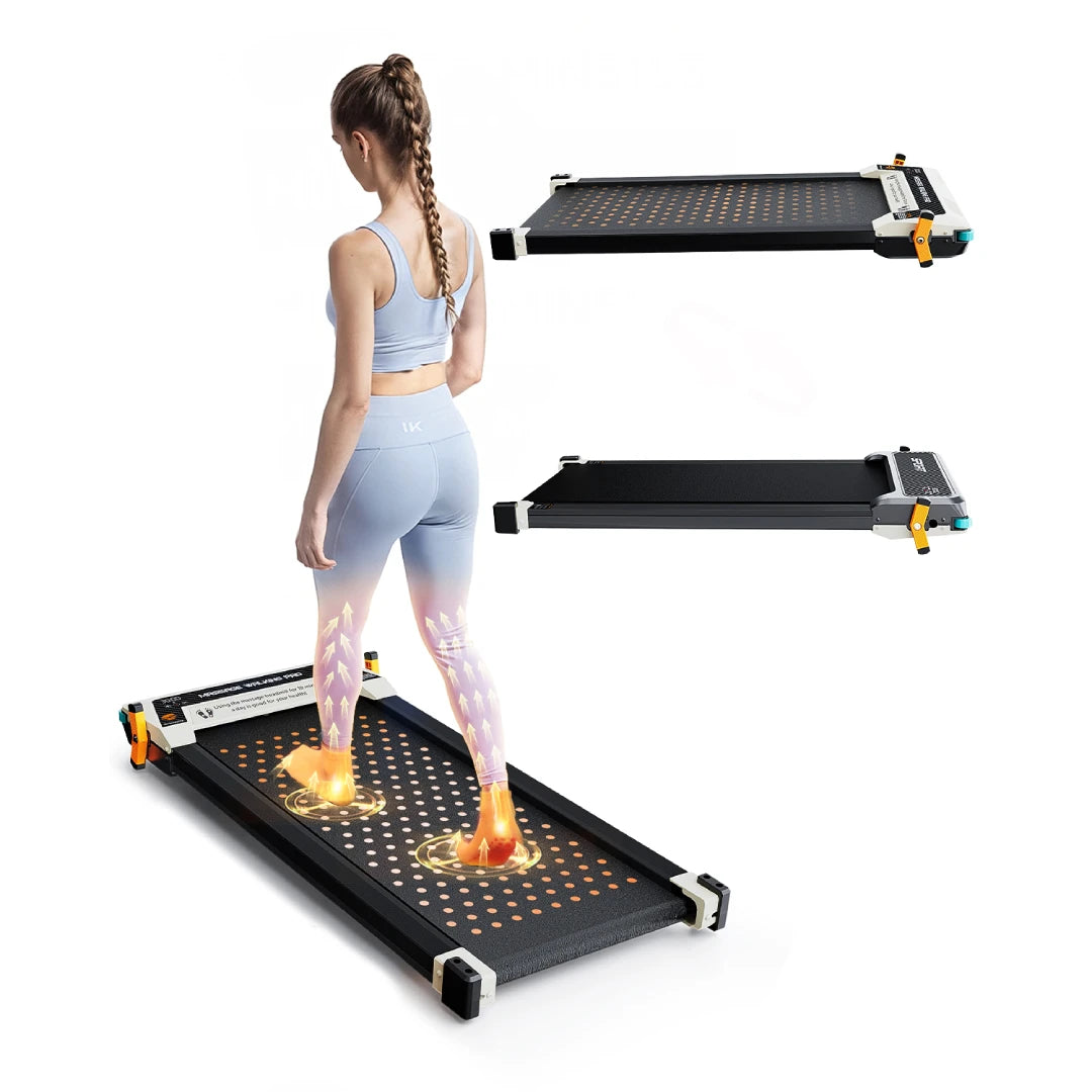 AKLUER Walking Pad Treadmill 2.5HP Home Use With LCD Display