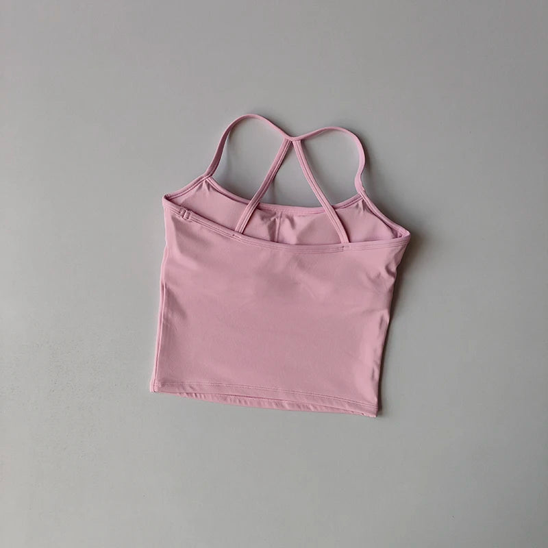 SKINOFSKIN Yoga Set Halter Top and Seamless Ribbed Shorts