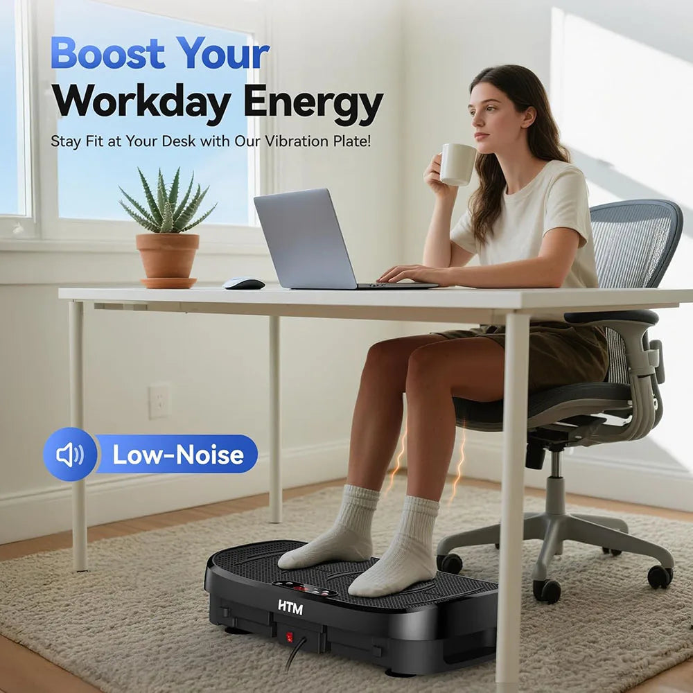 HTM Whole Body Vibration Plate Exercise Machine Remote Control