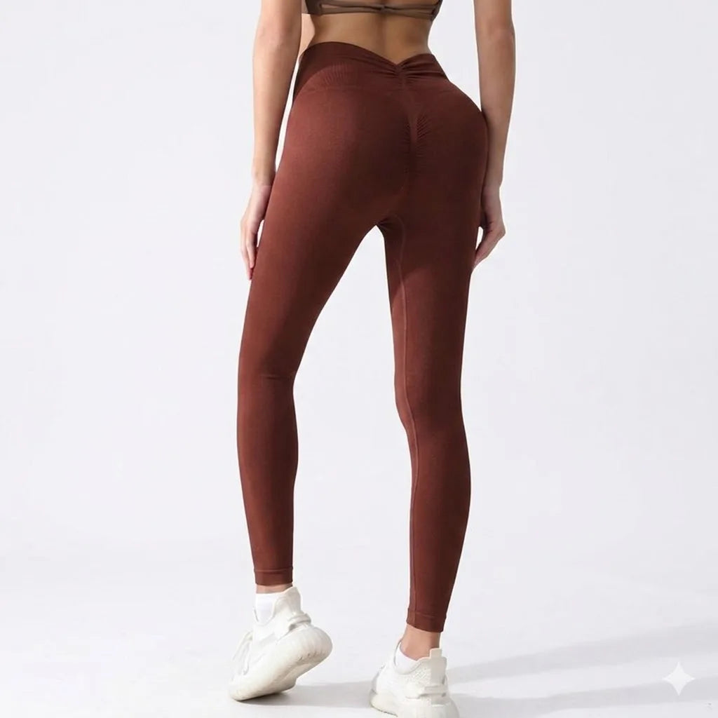 Mid Waist Yoga Pants Women Seamless Knit Gym Leggings Quick Dry Breathable Running Workout Leggings Scrunch Butt Lift Peach Hip Ankle Length Fitness Tights for Cycling Training Activewear