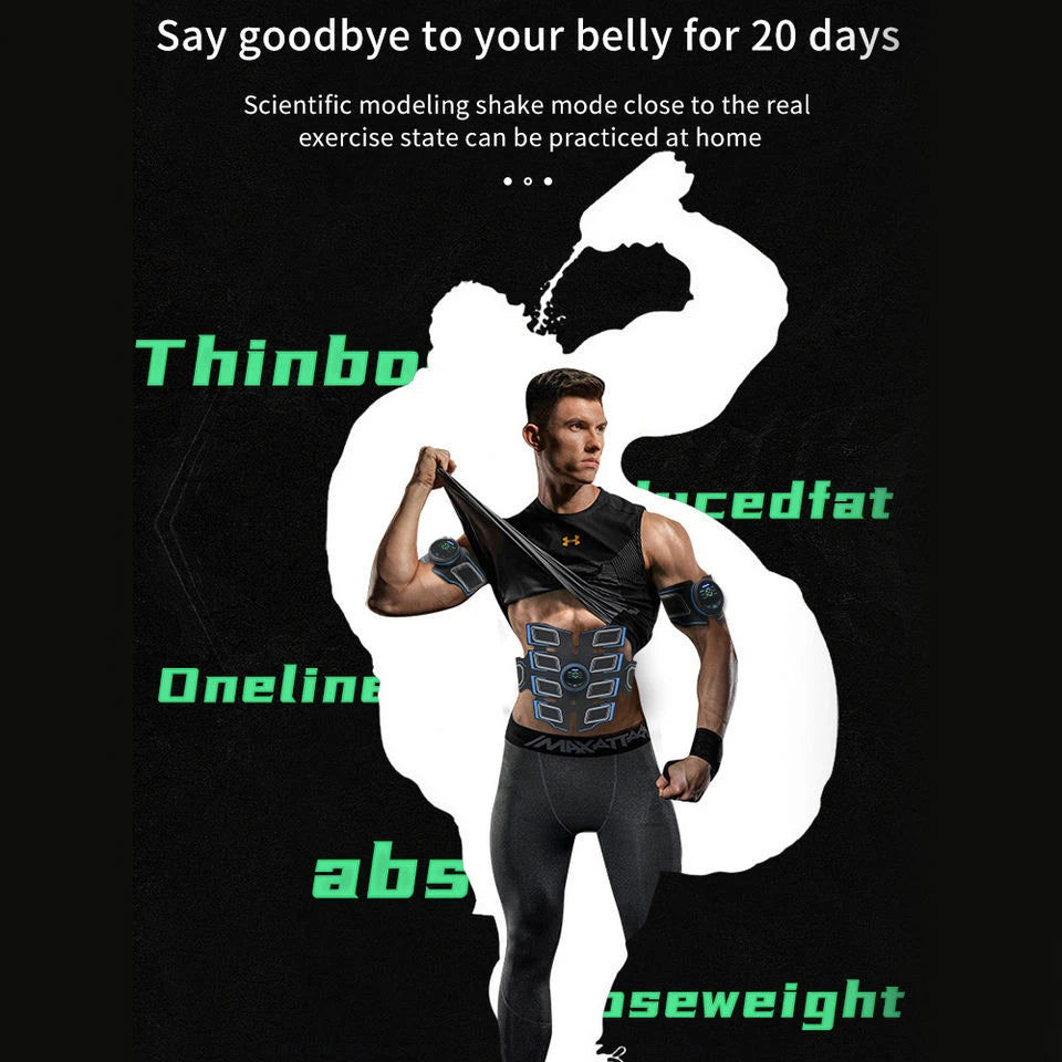 EMS Ab Stimulator Belt for Core Training and Toning
