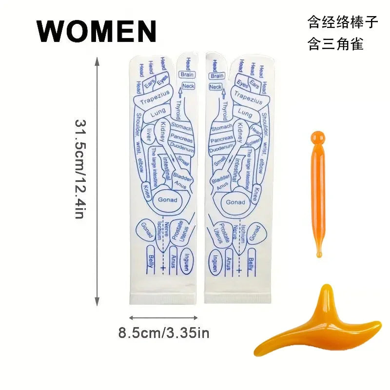 Acupressure Foot Massage Socks For Reflexology And Pain Relief