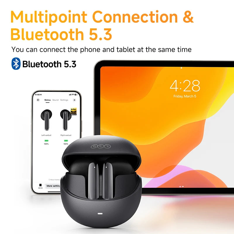 QCY AilyBuds Pro Plus Wireless Earbuds Adaptive ANC LDAC