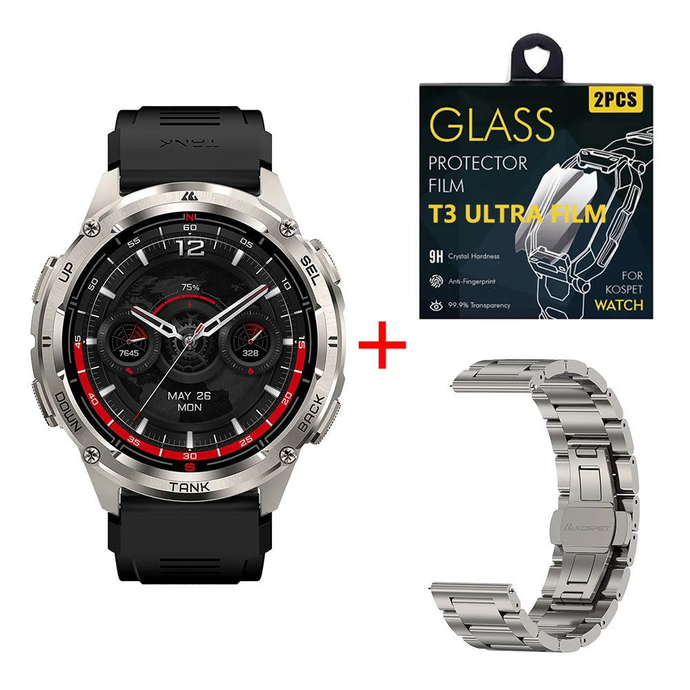 KOSPET Tank T3 Ultra 2 GPS Smartwatch Altimeter Barometer