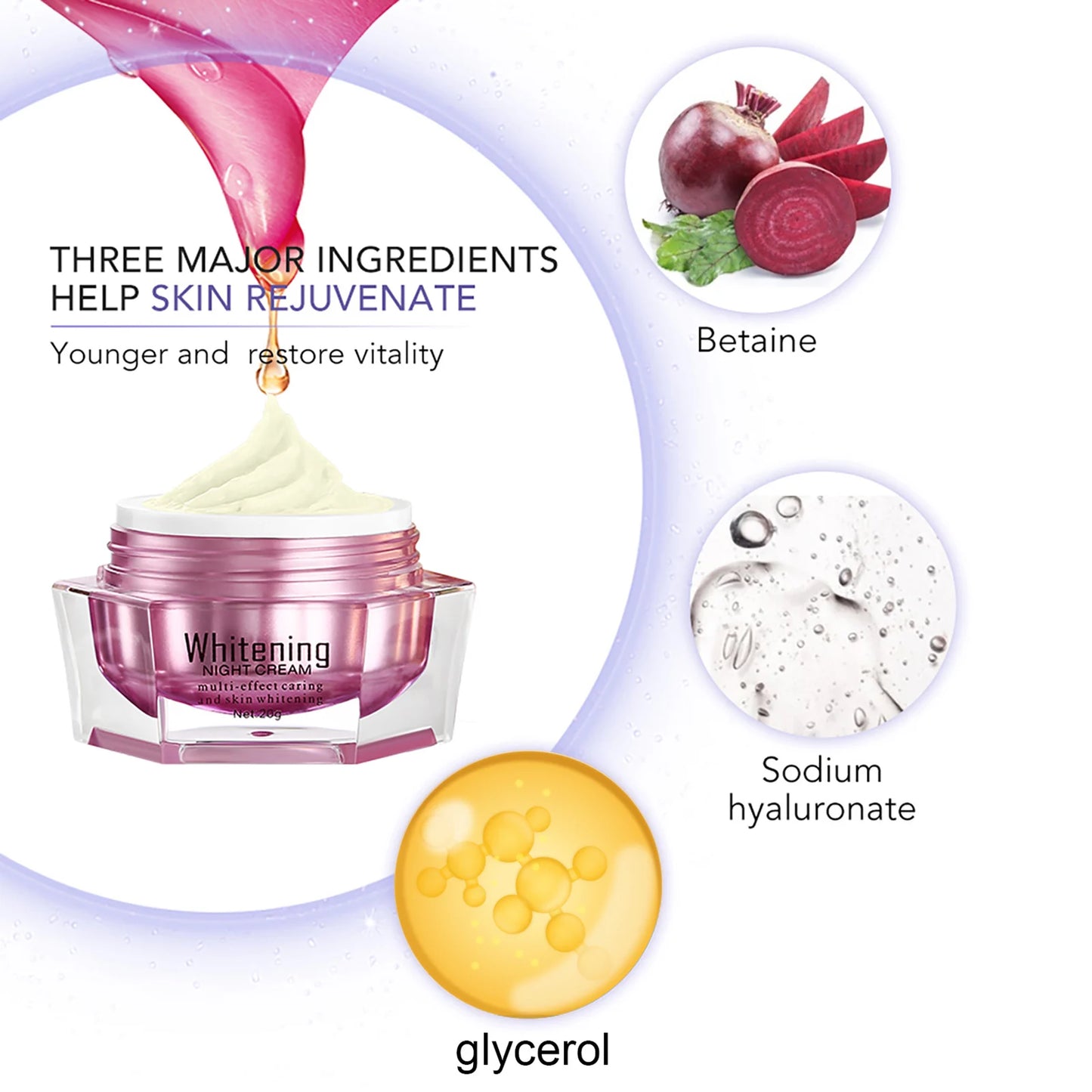 AILKE Whitening Facial Cream Brightening Anti Aging For All Skin Types