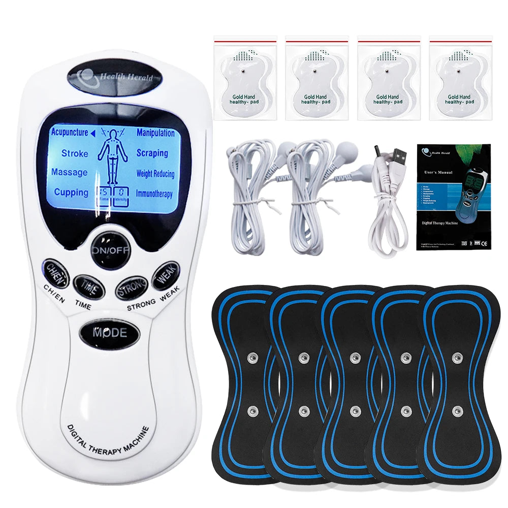 Tens Machine Physiotherapy Muscle Stimulator For Neck Back Pain Relief