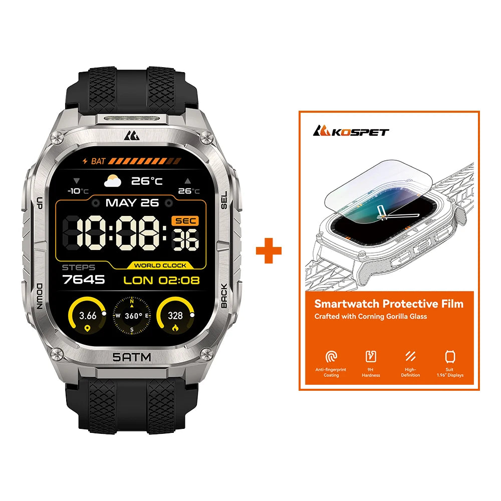 KOSPET Tank M4C Advanced GPS Smartwatch for Men Health Tracking
