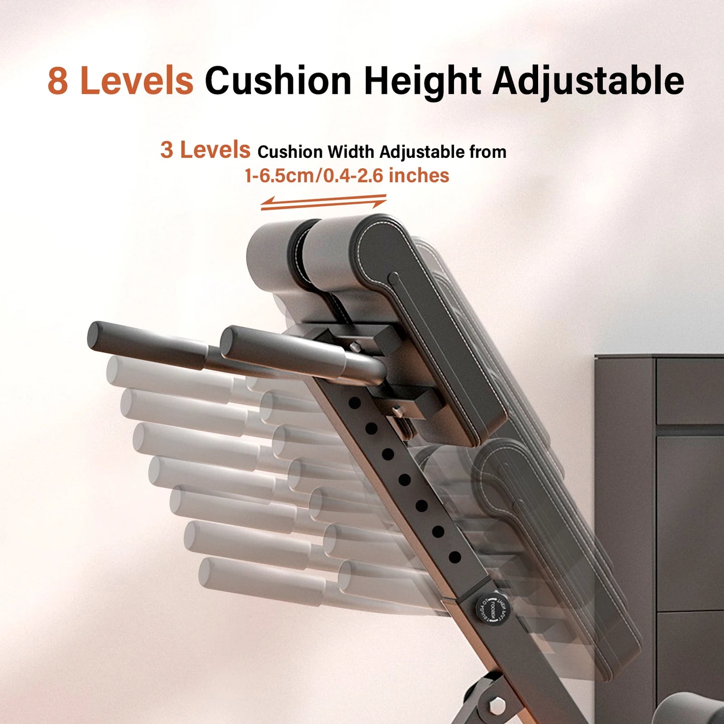 Folding Roman Chair Back Extension Bench for Core Strength Training
