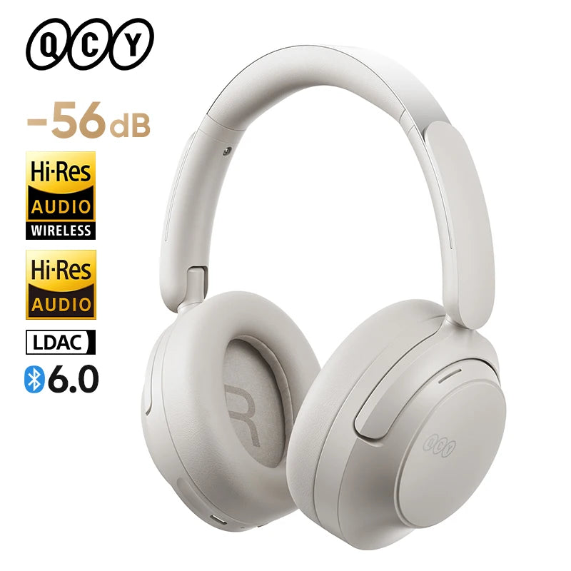 QCY H3S Over Ear Headphones HiRes LDAC Spatial Sound Bluetooth ANC