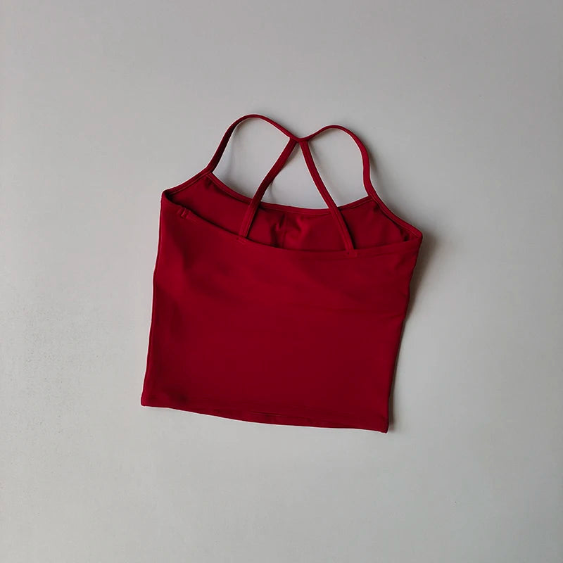 SKINOFSKIN Yoga Set Halter Top and Seamless Ribbed Shorts