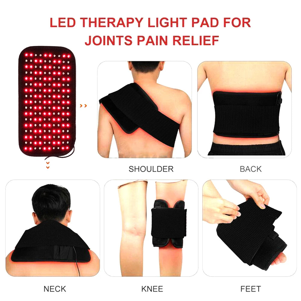 Portable Infrared LED Light Therapy Massager Pad For Recovery