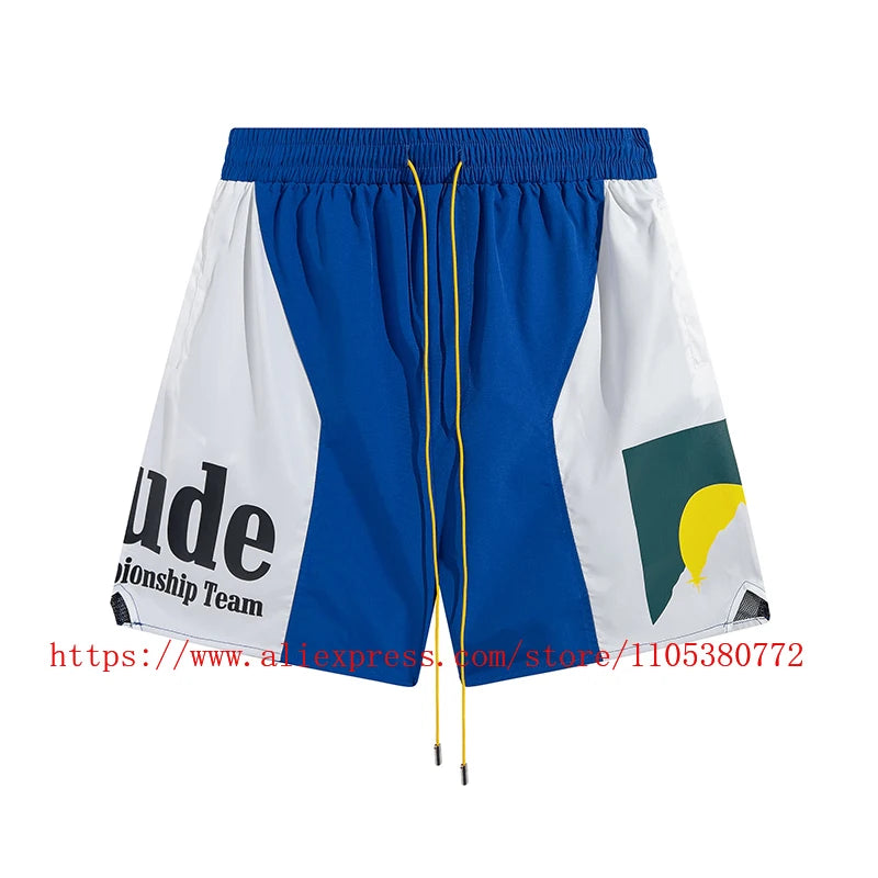Men's Casual Shorts Elastic Waist Drawstring Zip Pocket Summer Street