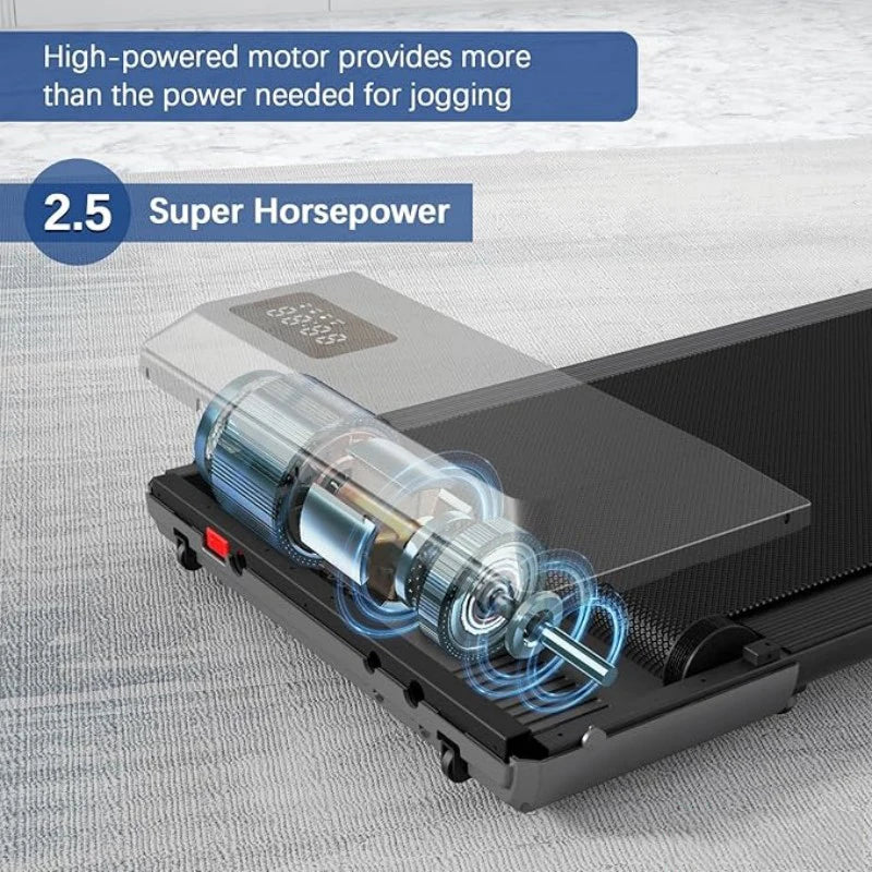 Home Use Treadmill 2.5 HP Dual Mode Walking Running Machine
