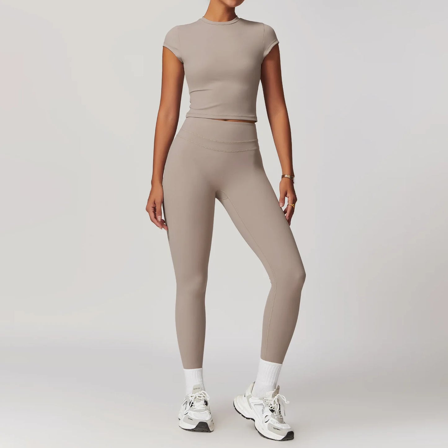 Women's Yoga Set Fitness Tracksuit With Sports Bra And Leggings
