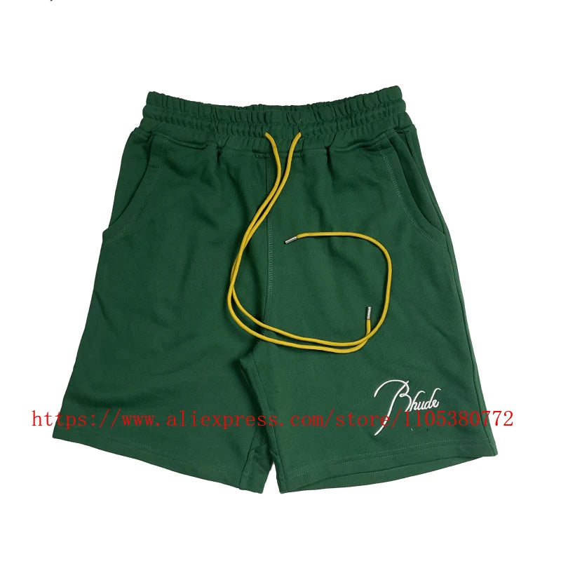 Men's Casual Shorts Elastic Waist Drawstring Zip Pocket Summer Street