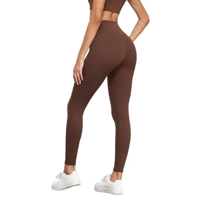 Women's Gym Leggings High Waist Yoga Pants 7/8 Ankle Length Butt Lifting Leggings Push Up Quick Dry Breathable Naked Feel Workout Tights Pilates Fitness Summer Outdoor Sports Activewear