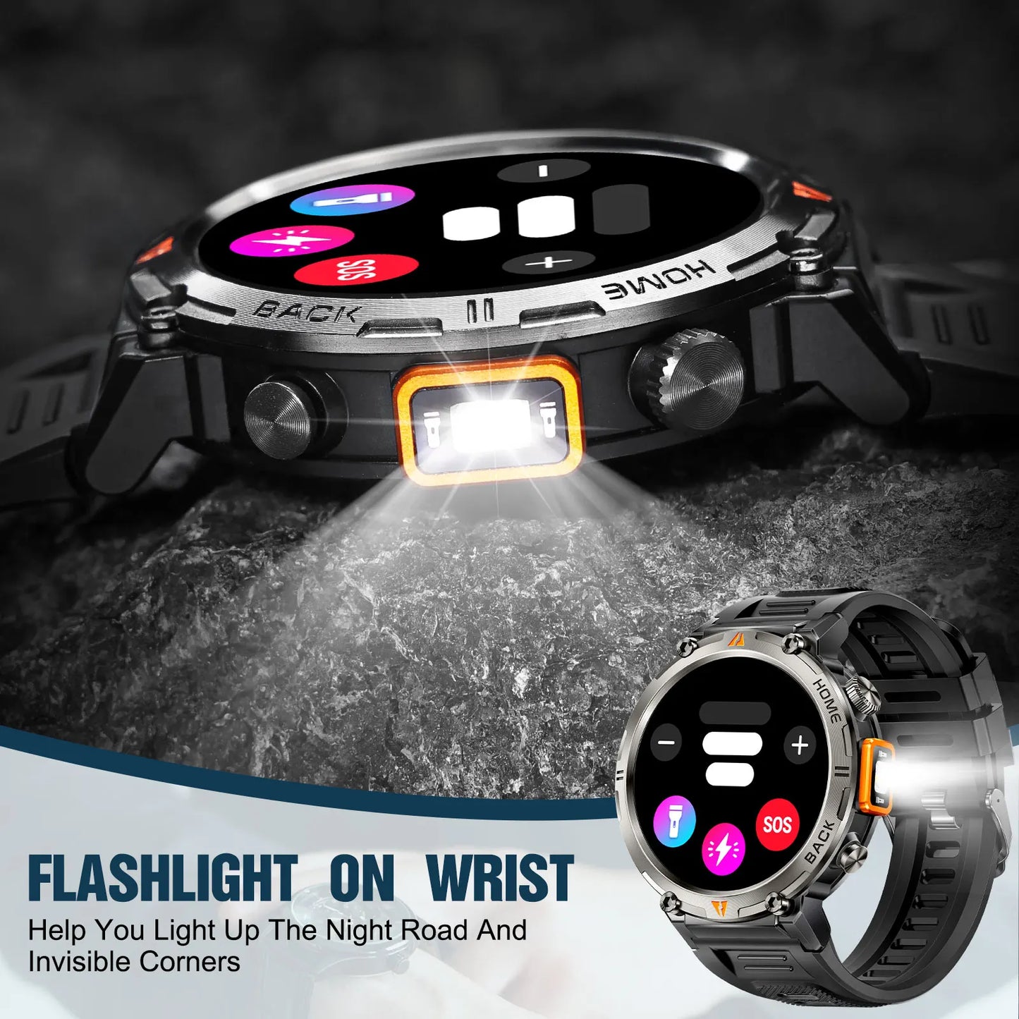 EIGIIS KE3 Smartwatch Men Bluetooth Health Monitor Full Touch Screen