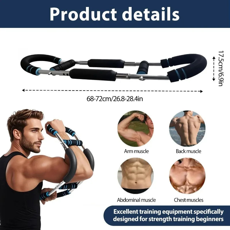 Adjustable U Shaped Chest Expander For Home Strength Training