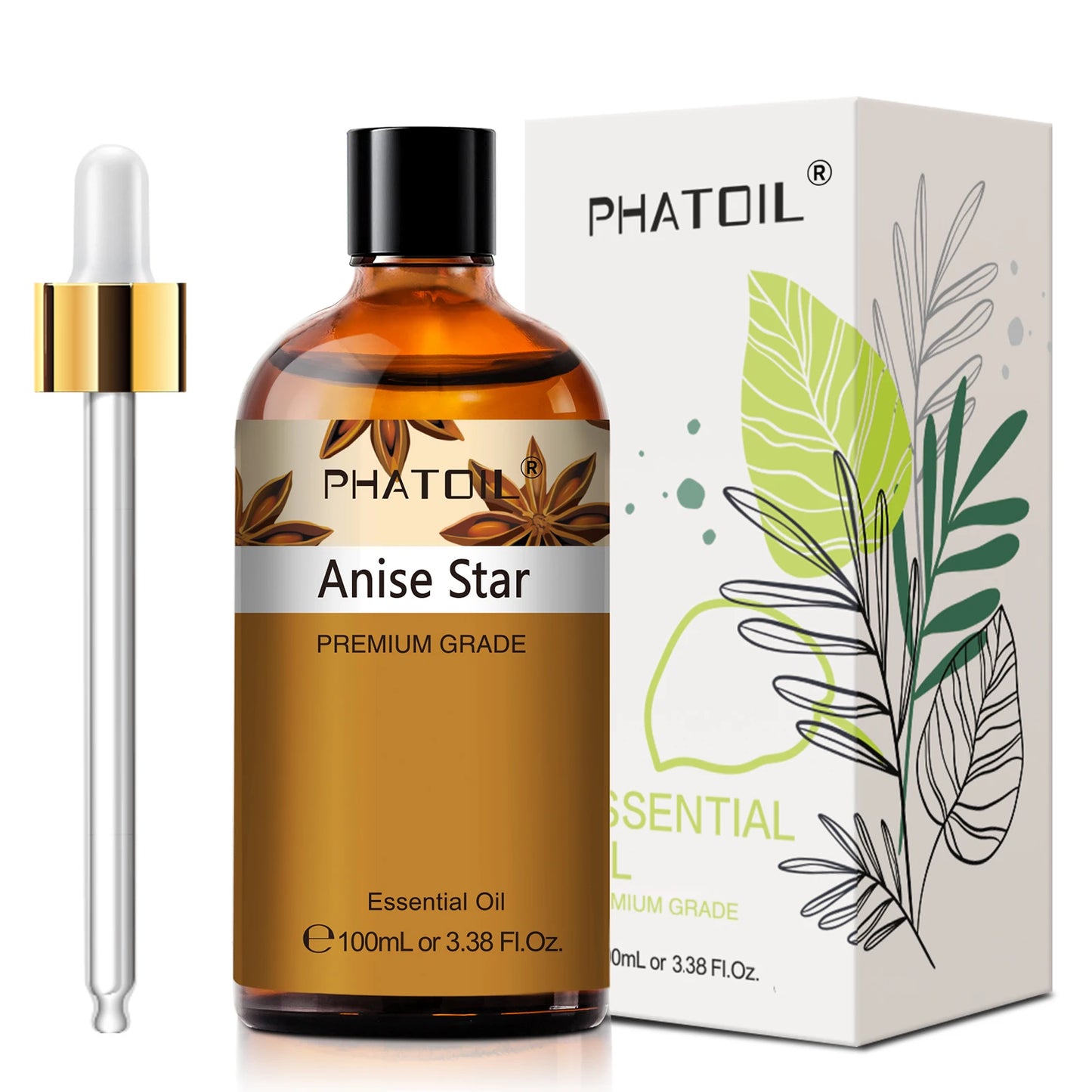 PHATOIL Lavender Jasmine Vanilla Sandalwood Essential Oils For Diffuser