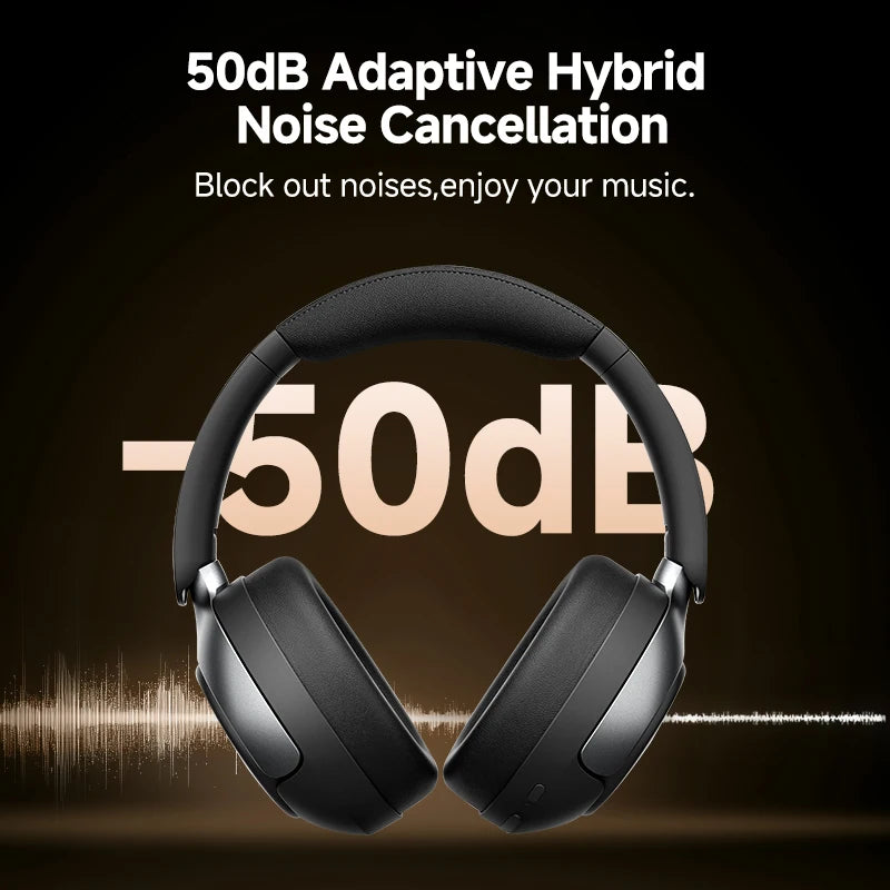 QCY H3 Pro Bluetooth Headphones Adaptive Noise Cancelling With LDAC