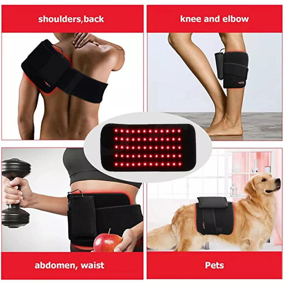 Portable Infrared LED Light Therapy Massager Pad For Recovery
