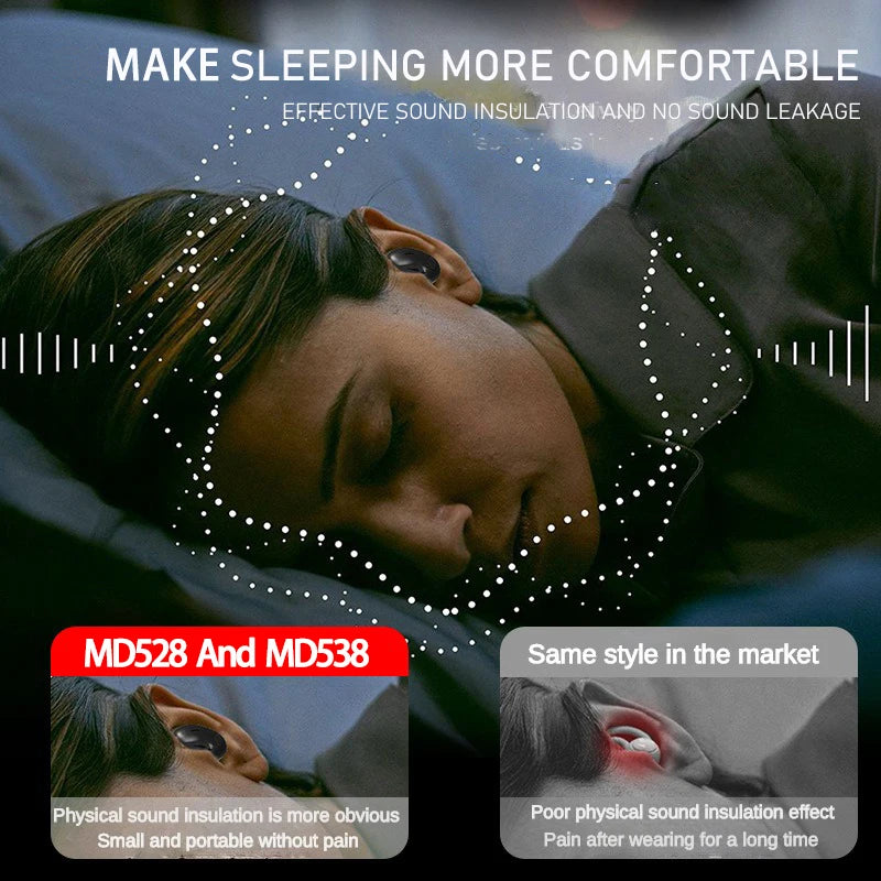 SHUKE Wireless Sleep Earbuds With Active Noise Cancellation