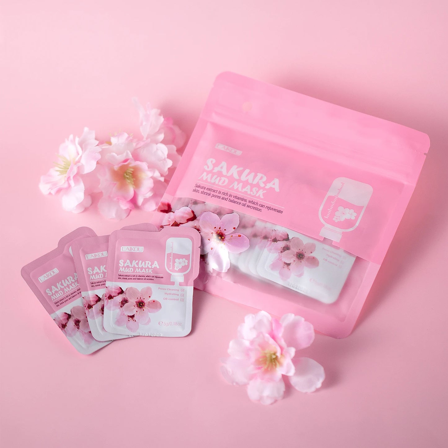 LAIKOU Japan Sakura Skincare Set Moisturizing Anti-Aging Kit
