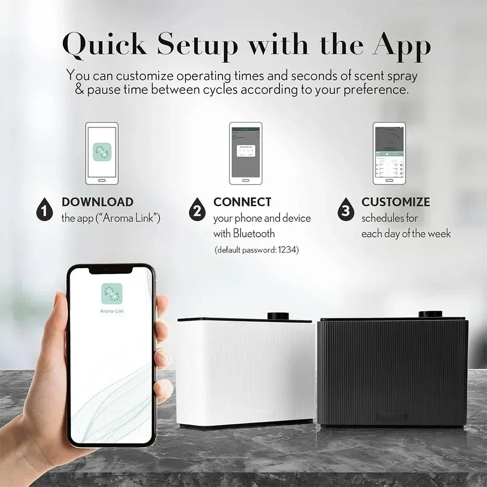 Le Parfum Fasina Smart WiFi Bluetooth Aroma Diffuser Machine