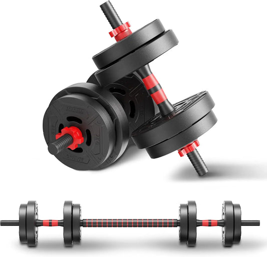 Adjustable Dumbbell And Barbell Set For Home Fitness