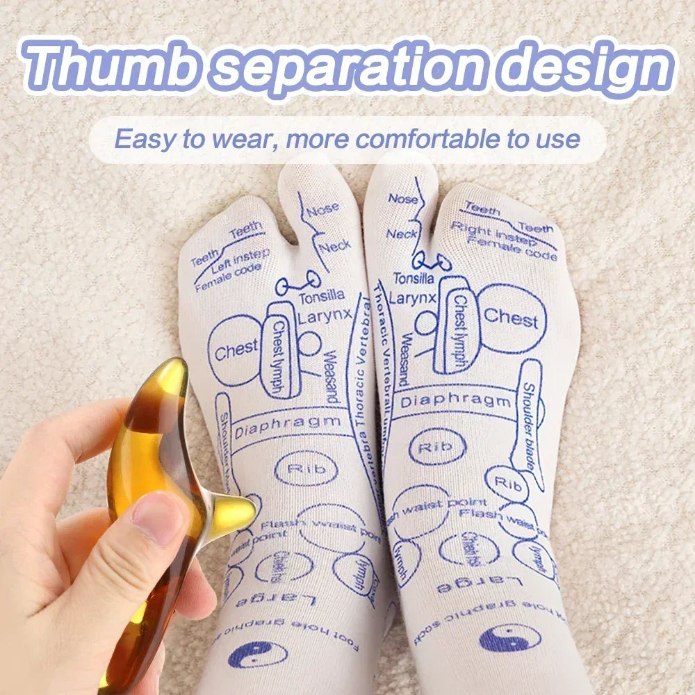 Relief Foot Massage Socks With Acupressure Reflexology Points